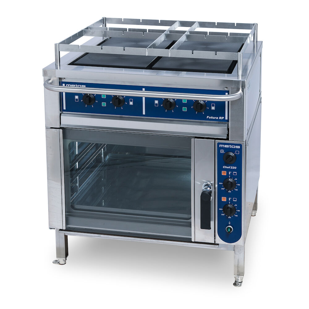 Range+oven Metos RP4/Chef220 3/PE~400V 50Hz Mar