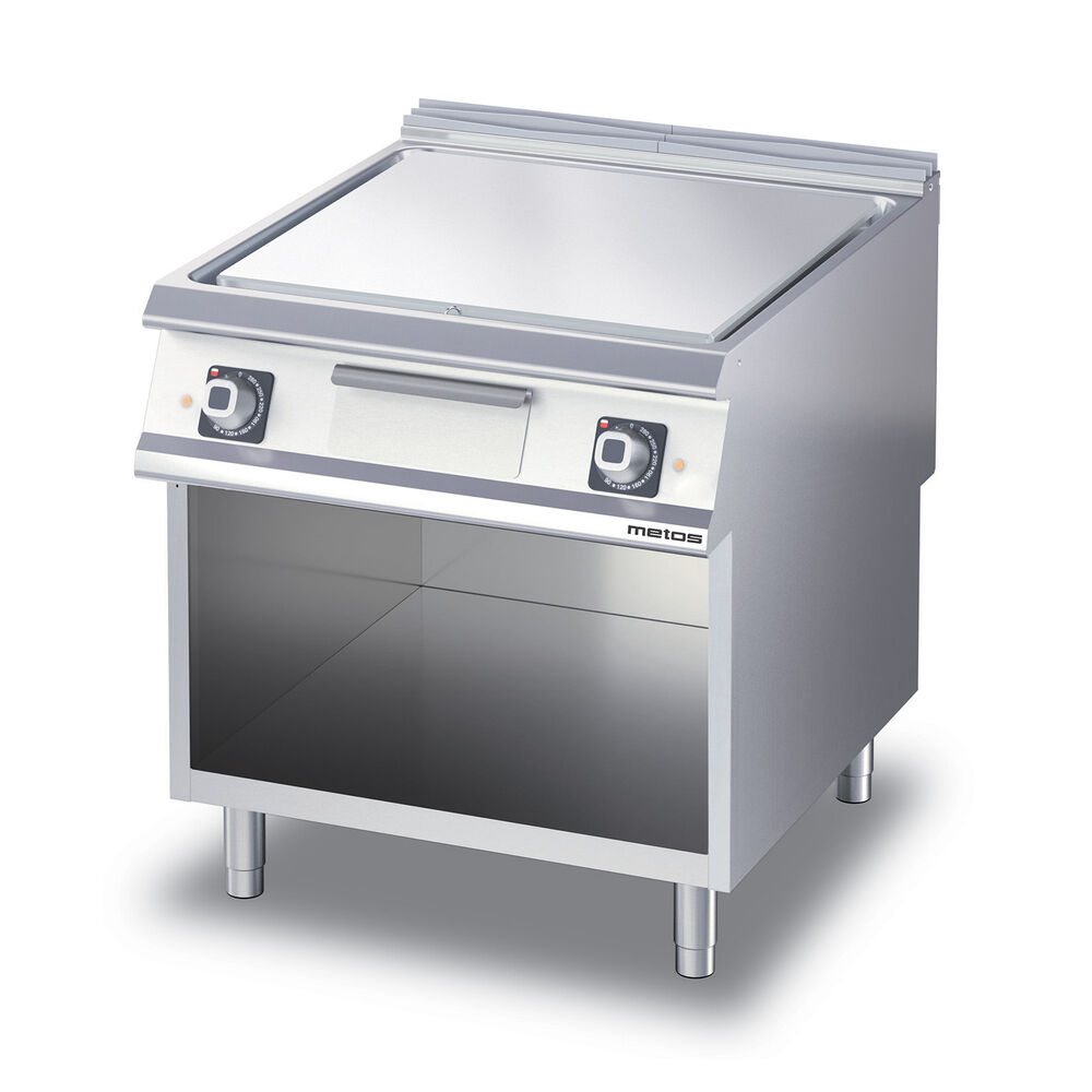 Griddle smooth Metos Diamante D74/25SFTEA with open cupboard 440/3PE/60Marine