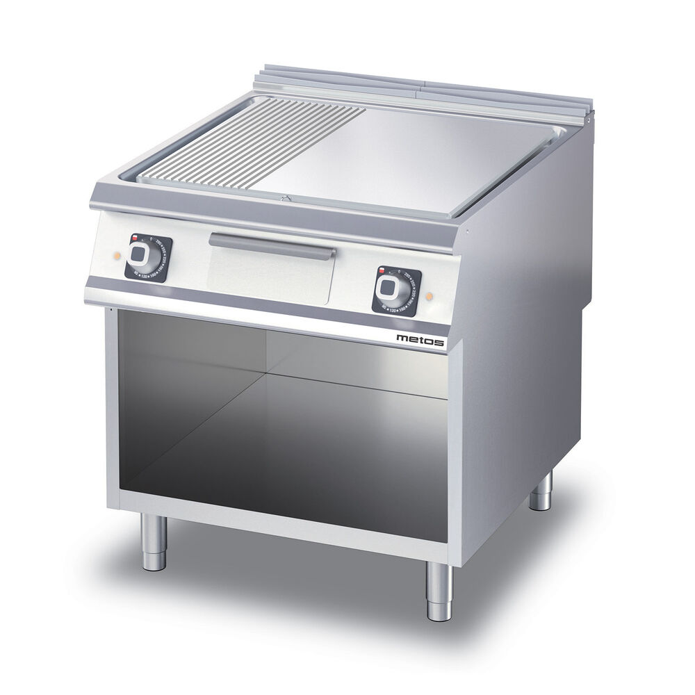 Griddle ribbed/smooth/chrome Metos Diamante D74/25SFTEC1/3R with opencupboard 440V/3PE/60 Marine