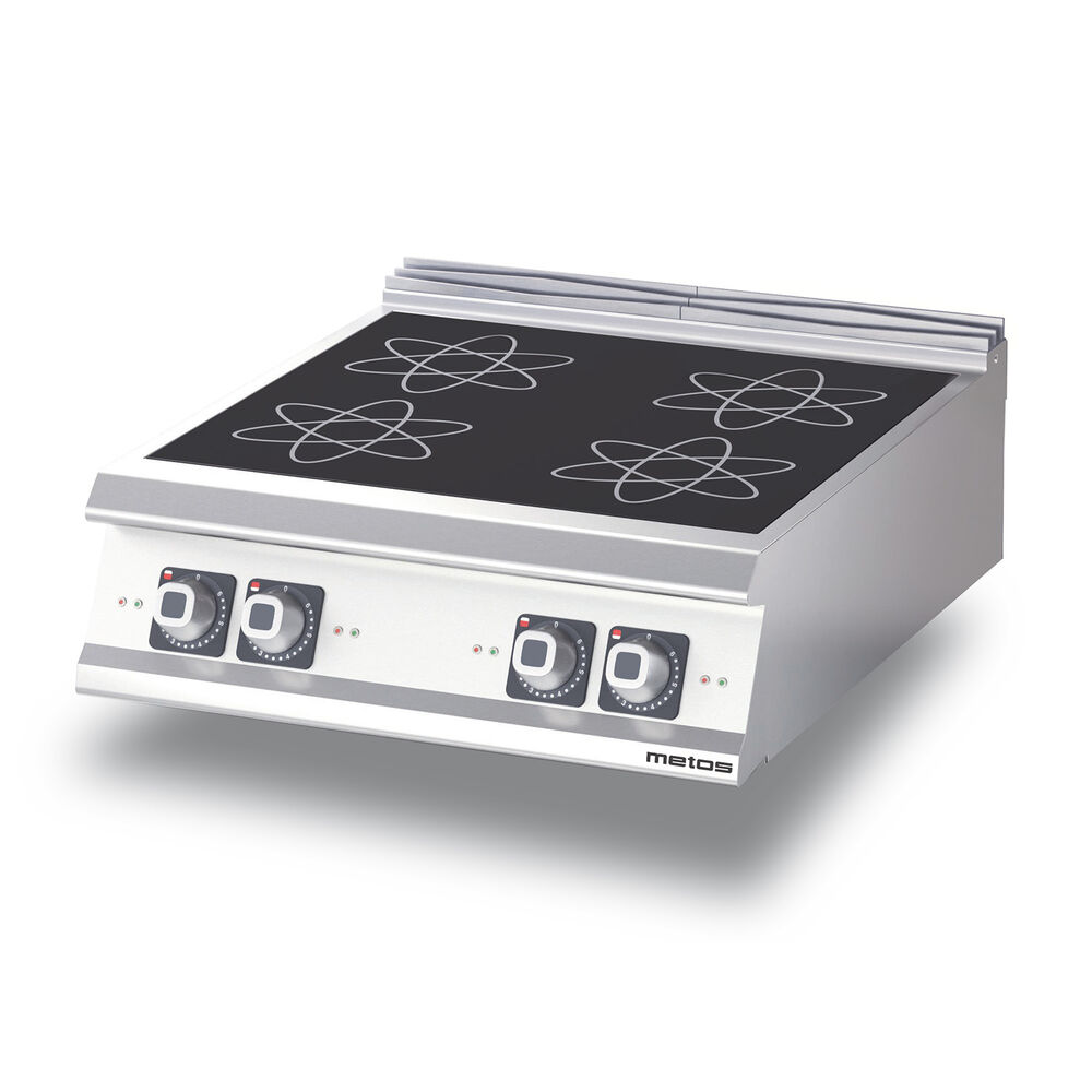 Induction range Metos Diamante D74/25TCII table top model, 20kW,440V/3PE/60 Marine